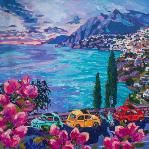 Heather Nagy - "Fiats at Arienzo, Positano"