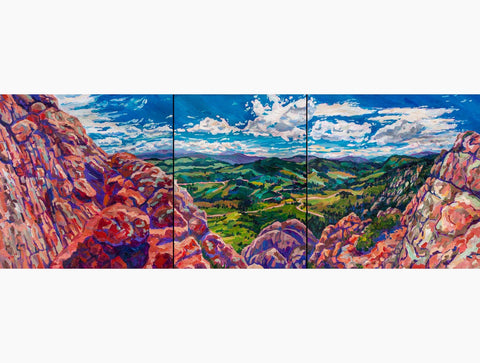 Heather Nagy - "Foothills from Horsetooth Triptych"
