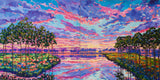 Heather Nagy - "Pines at Sunset Diptych"