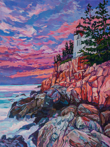 Heather Nagy - "Bass Harbor Lighthouse Acadia"