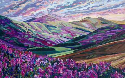 Heather Nagy - "Heather in the Hills, West Linton-Scotland"