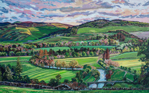 Heather Nagy - "Rolling Farmland, Pebbles-Scotland"