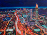 Heather Nagy - "Atlanta Night Skyline"