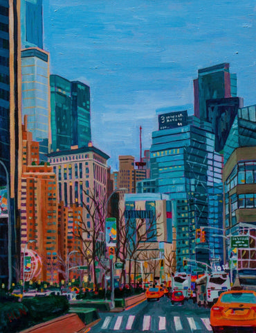 Heather Nagy - "Approaching Columbus Circle - NYC"