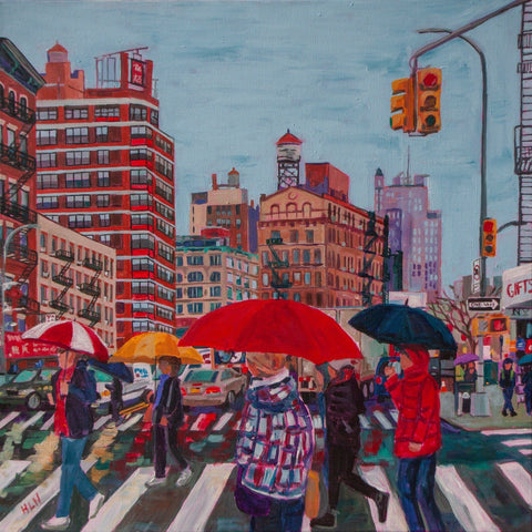 Heather Nagy - "Rainy Day in Chinatown NYC"