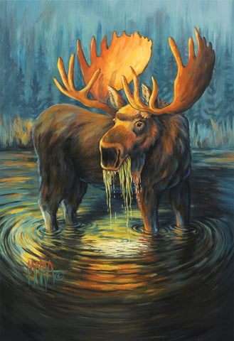 Maria Finlay Larson - "Marsh Moose"