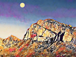 Theresa Poalucci - "Catalina Cliff at Dusk"