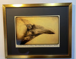 Sandy Brown Jensen - "St. Kevin, Patron Saint of Ravens: "Alone & mirrored clear in love's deep river.""
