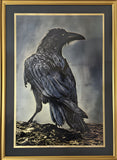 Sandy Brown Jensen - "Obsidian Gold Raven"