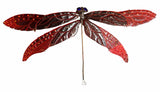 Mason Parker - "Damselfly #2 - Crimson Glimmer - Red/Scarlet Red"