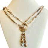 Komala Rohde - "Necklace #27 - Pearl Lariat"