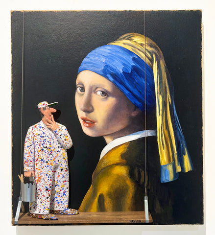 Stephen Hansen - "Girl with(out) a Pearl Earring (Vermeer)"