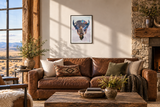 American Icon in a ranch home; illustrative framing and approximate scale
