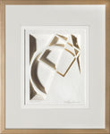 Arc Angle #1 - paper Sculpture by artist William Freer