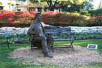 Abraham Lincoln Bench - Bronze Sculpture by artist Gary Lee Price