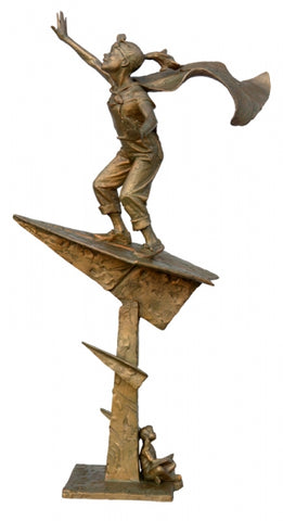 Journeys of the Imagination II - 31" - Bronze Sculpture by artist Gary Lee Price