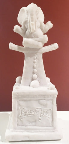 Buddhaphant (Miniature) - Marble Sculpture by artist Gary Lee Price