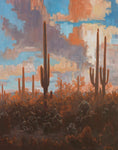 John Horejs - "Saguaros at Dusk"