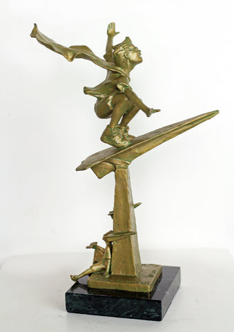 Journeys of the Imagination (Mini) - Bronze Sculpture by artist Gary Lee Price