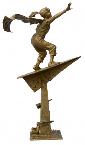 Journeys of the Imagination II - 50" - Bronze Sculpture by artist Gary Lee Price