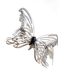 Butterflyor Moth Size 3 - Vitreous Enamel on Steel Sculpture by artist Christie Hackler