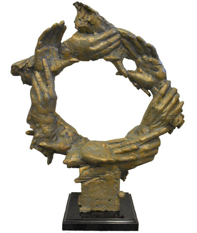 Hands of Humanity - Bronze Sculpture by artist Gary Lee Price