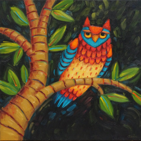 Joyfully Seeing All - oil on canvas Paintings by artist Cindy Revell