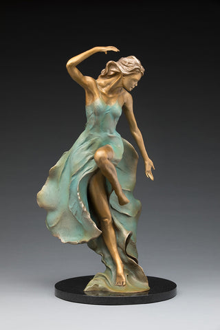Joie de Vivre - Bronze Sculpture by artist Phyllis Mantik deQuevedo