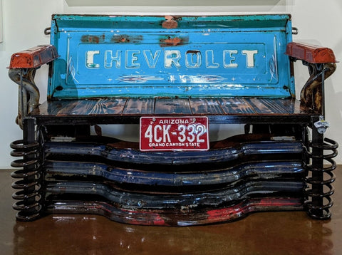 53 Chevy Bench -  Artistic Furniture by artist Anthony Donno