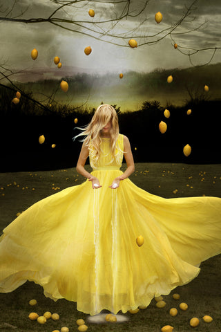 Elisabeth Ladwig - "When Life Hands You Lemons" (Framed)