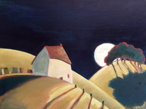 COTSWOLD MOON - Oil Paintings by artist Constance Patterson