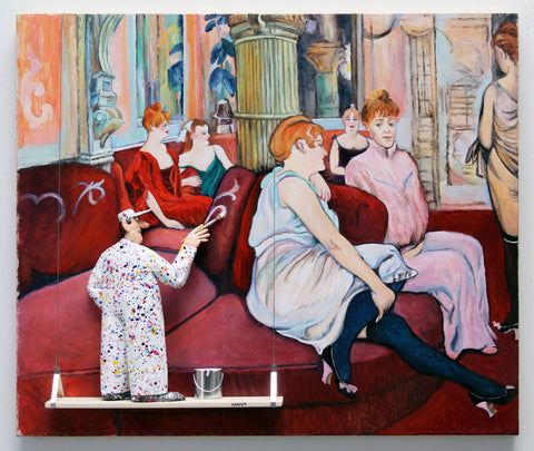 Stephen Hansen - "Salon at the Rue des Moulins (Toulouse-Lautrec)"