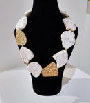 Komala Rohde - "Necklace #48 Howlite and Bronze"