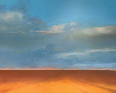 The Silence of Desert - Oil  by artist Nathalie Frenière