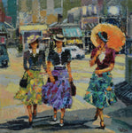 Sunny Afternoon form the 1950’s - Oil on Canvas  by artist Varya Mcmillan
