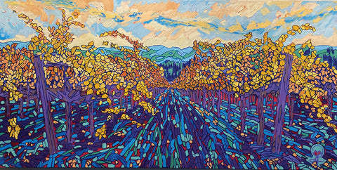 Splendor in the Napa Valley - oil  by artist Thérèse Légère