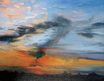 Paintbrush Sky - oil on linen  by artist Kathy Rivera