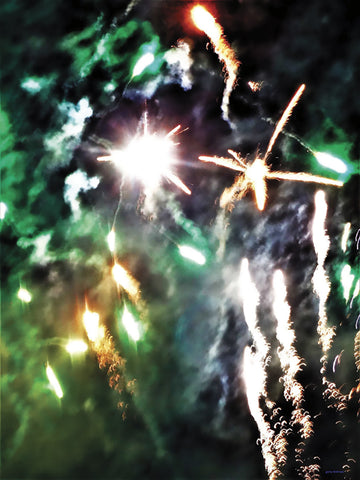 Fireworks! - Photography  by artist GERRY FELDMAN