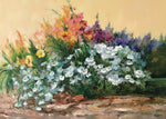 Daisies Flowing - Oil  by artist Patricia Kness