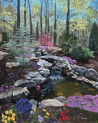 The Colors of Spring  - Oil on Linen  by artist Barbara Hunter
