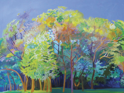 Spring Early Morning - acrylic on canvas  by artist Candace Faber
