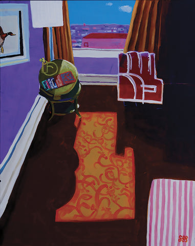 A Room at the Peabody - acrylic paint on canvas  by artist Steve Spencer