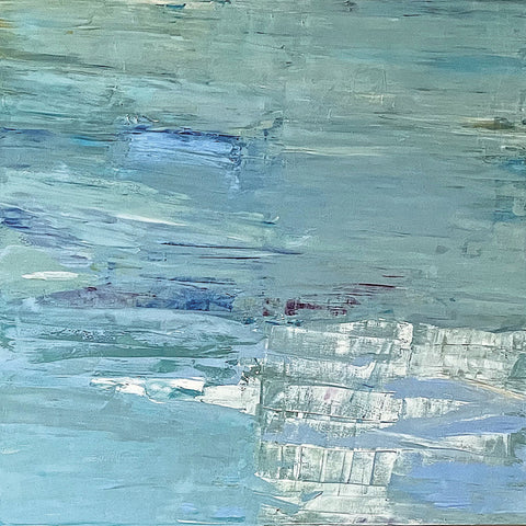 Blue Suite - oil on canvas  by artist Donna Bruni