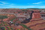 Down the Kaibab Trail - Oil on canvas  by artist Lawrence Cenotto