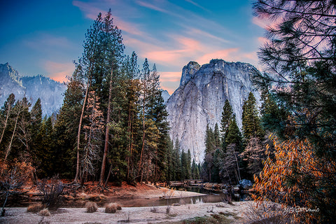 Yosemite National Park - ChromaLuxe Metal  by artist James Bethanis