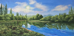 Summer on the River - Acrylics  by artist Carol Schmauder