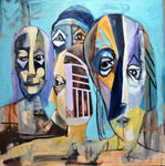 A Motley Crew - Oil on Canvas  by artist Charlotte Shroyer