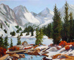 Hiking In After The Storm - Little Lake Valley - oil/Canvas  by artist Marian Fortunati