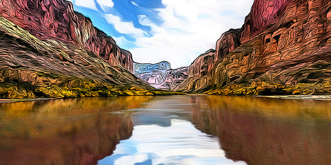 Grand View - Giclee - Digital Art on Metal - Limited Edition  by artist Wil Adams