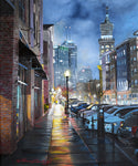 Nights In The City - Oils On Canvas  by artist William Darling